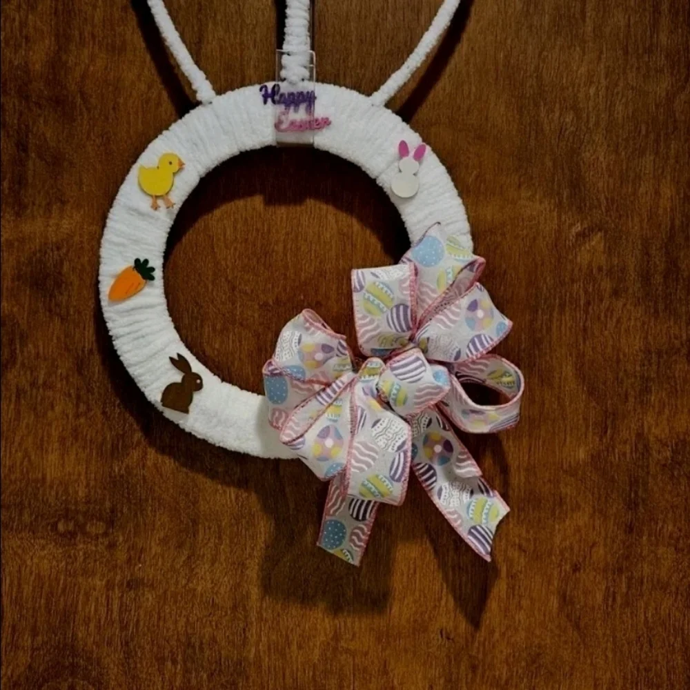 Handmade Easter Bunny/Rabbit Wreath Or Wall Decoration